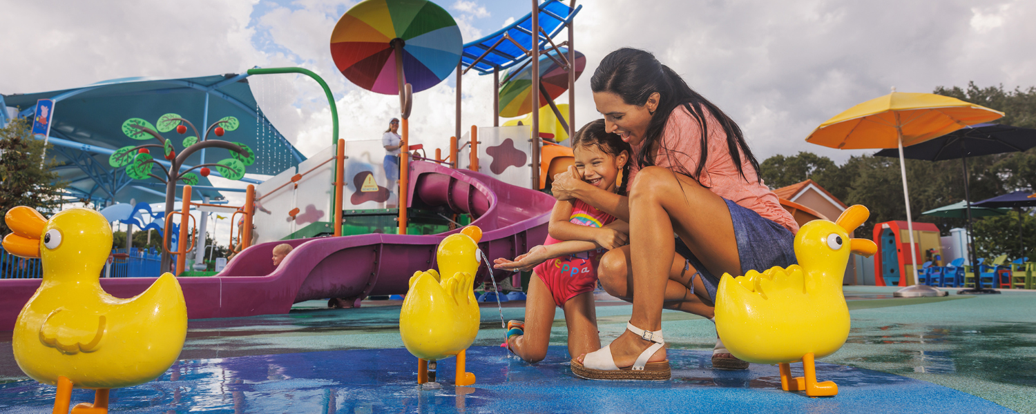 Family at Peppa Pig Theme Park Florida